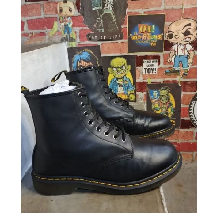 Dr. martens 1460 black greasy