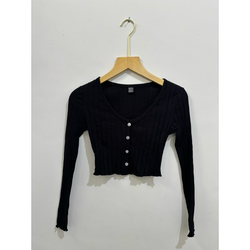 Cardigan crop top Shein