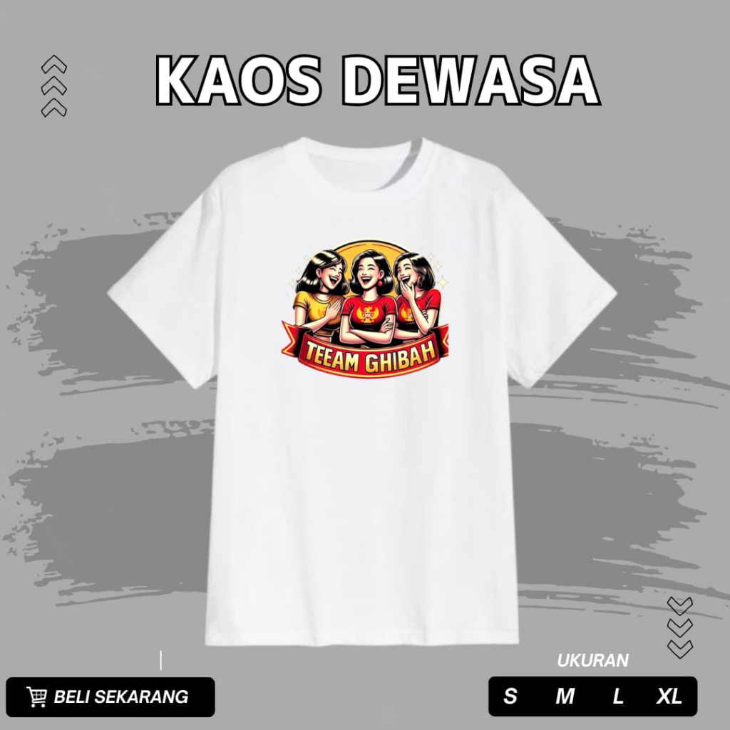 Kaos Dewasa Team GhibahI KAOS DISTRO I GROSIR I KAOS PRIA I KAOS WANITA I KAOS TERLARIS | KAOS KEREN