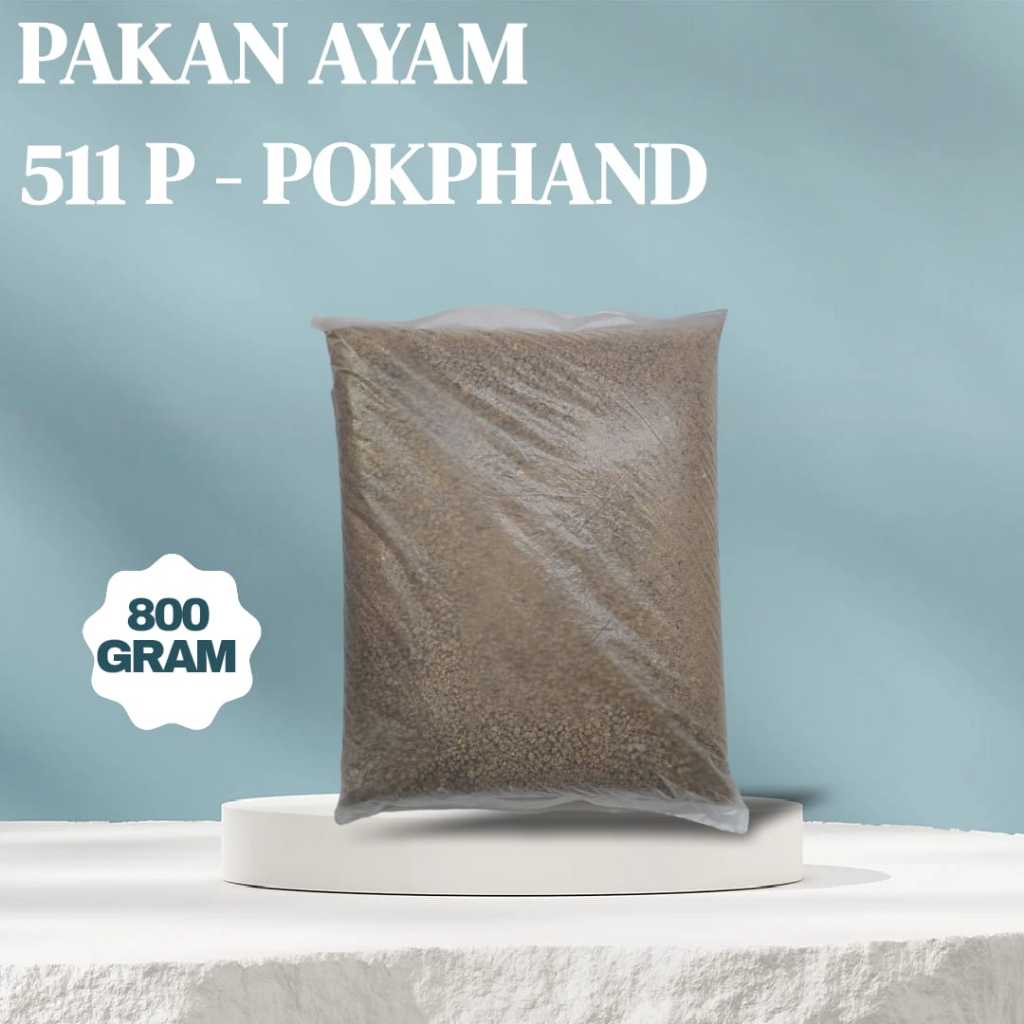 Pakan Ayam 511 P - 800 gram Pur ayam bebek ayam kampung Jangkrik