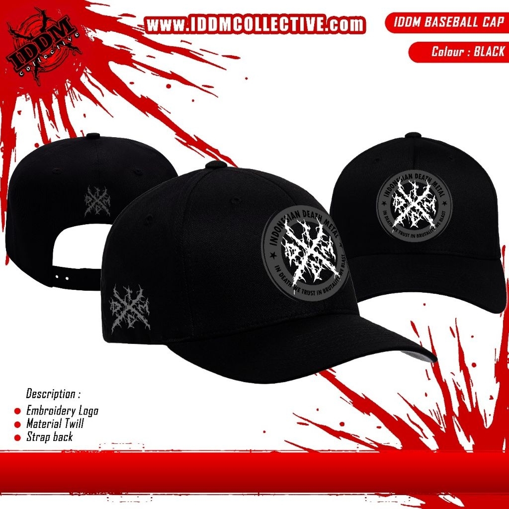 TOPI IDDM STRAPBACK ROUND LOGO