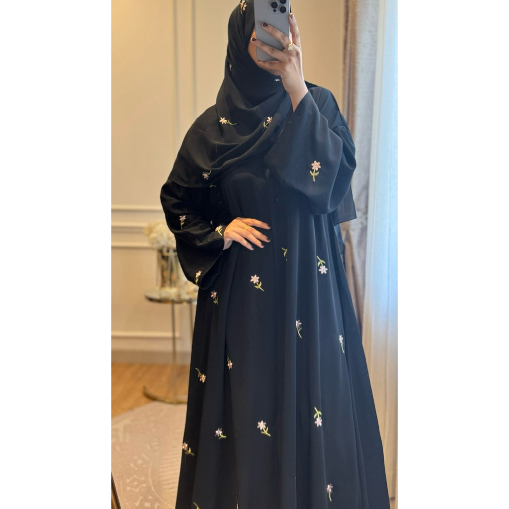 Abaya Faza 2 Warna Bordir