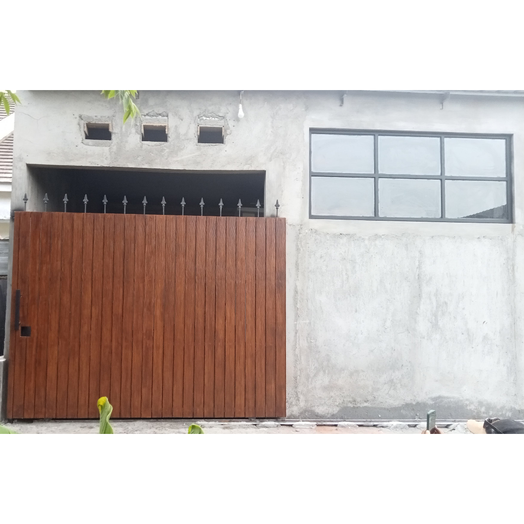 Pagar Woodplank Geser Minimalis