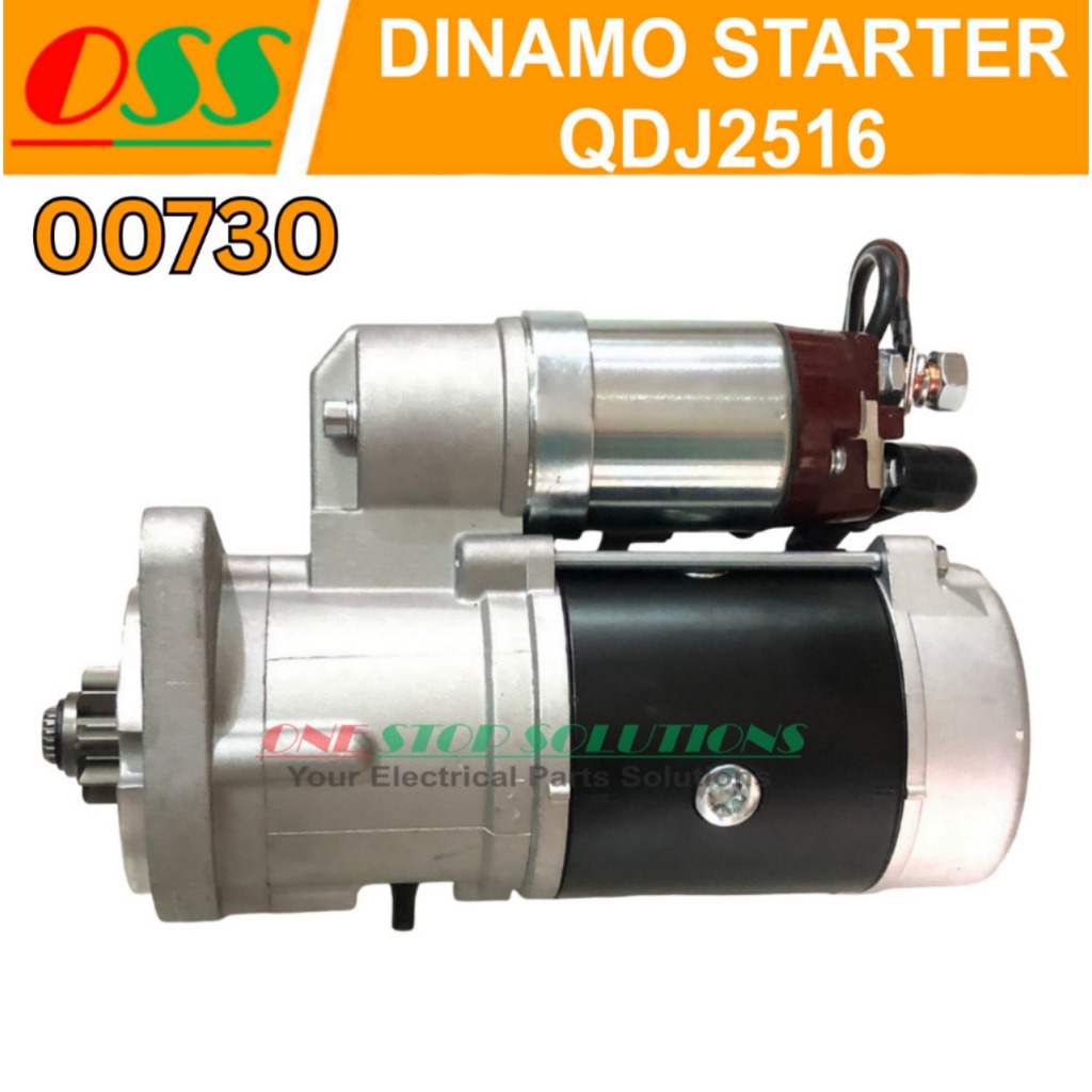 DINAMO STARTER ISUZU QDJ2516A-PC 24V 4.5 KW