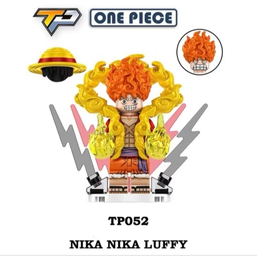 Nika nika Luffy - one piece, minifigure baru