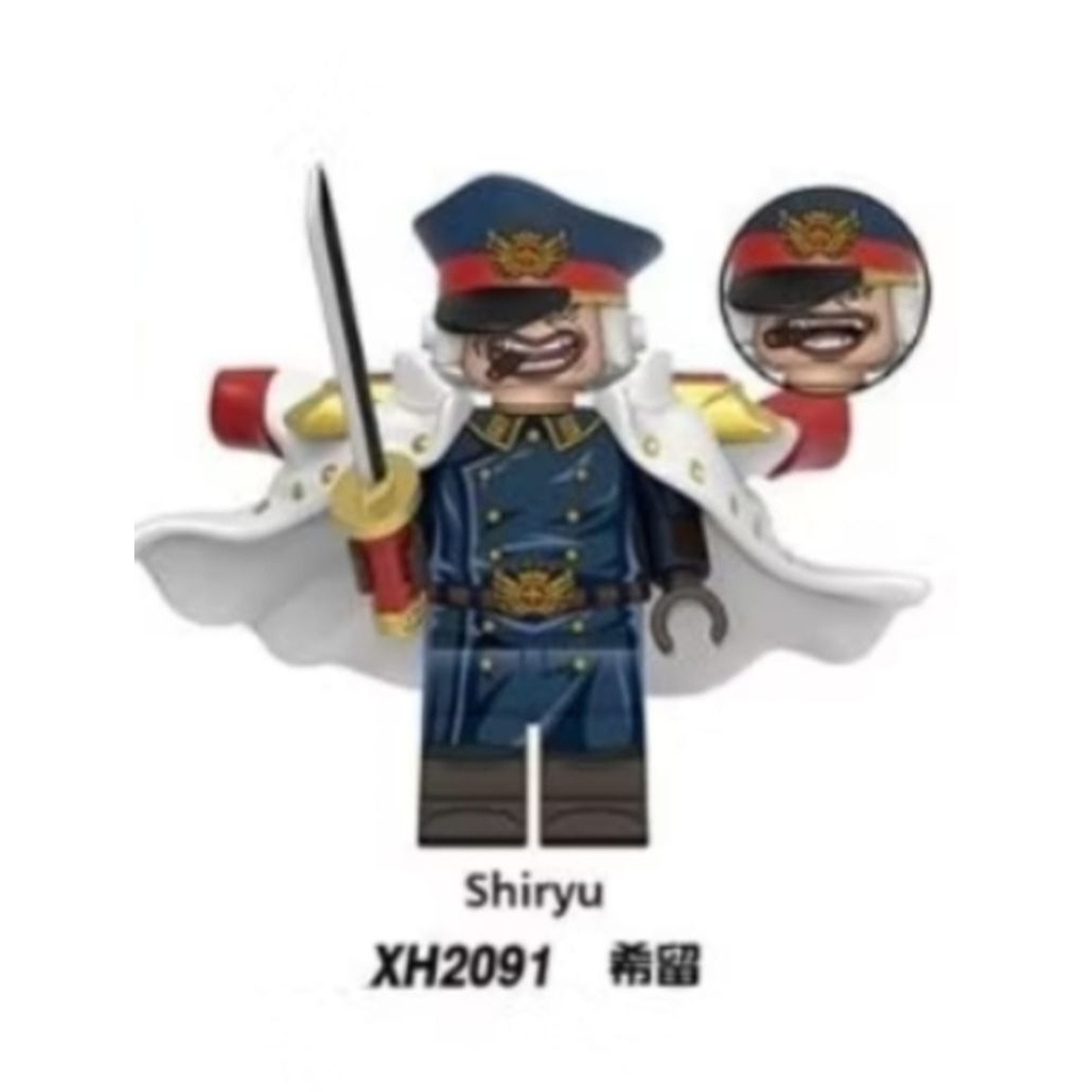 Shiryu the rain - one piece, minifigure baru