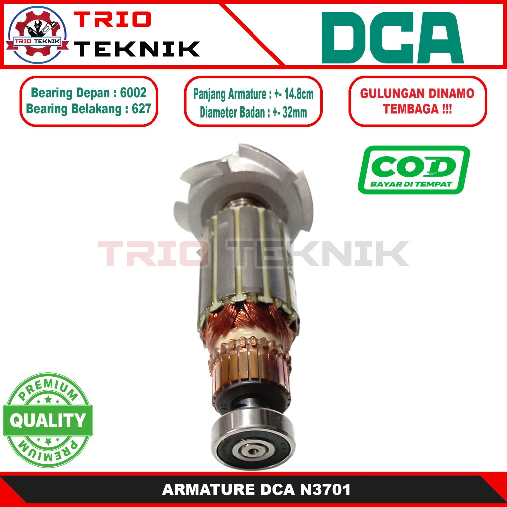 DCA Armature Angker Profil Makita N3701 Trimmer N-3701