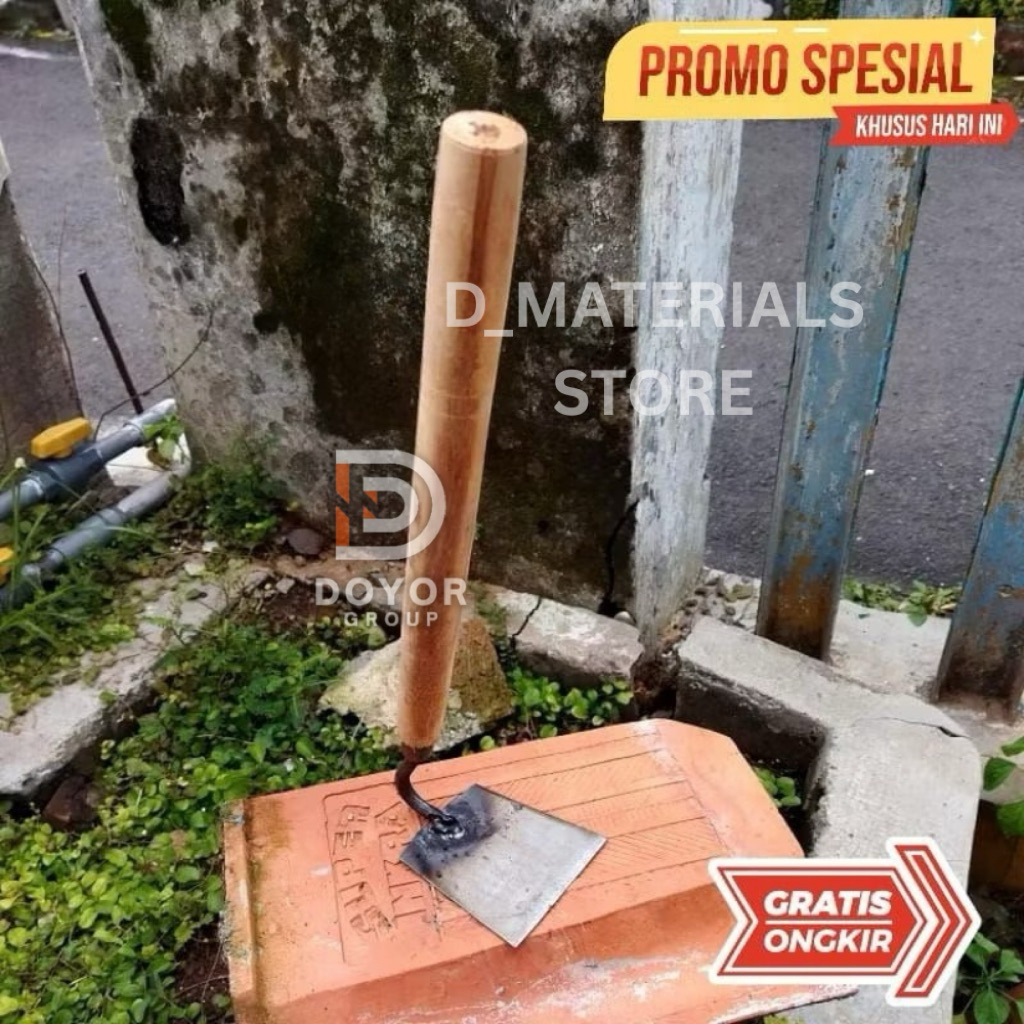 Cangkul Pemotong Gulma Cangkul Kayu Rumput Gulma Rumput Liar