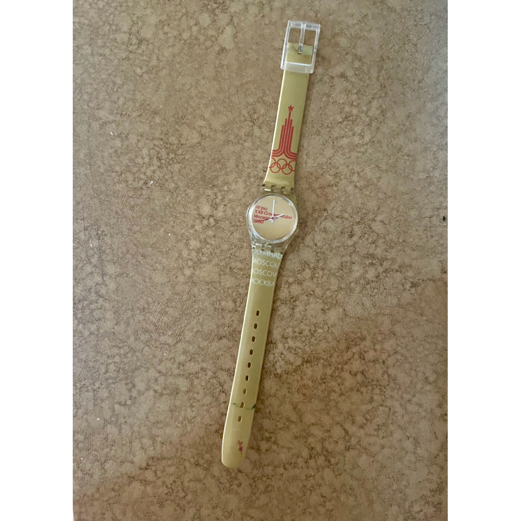 Swatch Moscow 1980 LZ103 Olympic Games Special Edition watch jam tangan original vintage