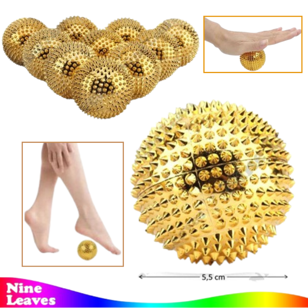 Alat Terapi Bola Duri Terapi Kesehatan Bola Magnet Terapi Telapak dan Jari Tangan Stroke Alat Pijat 