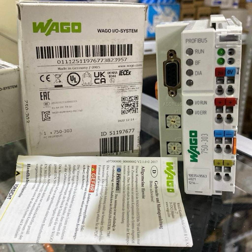 WAGO I/O-SYSTEM 750-303 FC PROFIBUS ORI NEW