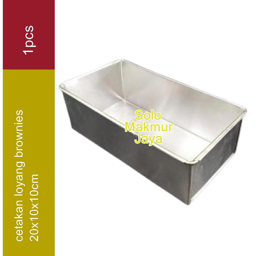 Loyang Brownies Kukus 20 x 10 x 10 cm Loyang Premium Tebal Brownies Kukus / Loyang Kue / Loyang Ceta