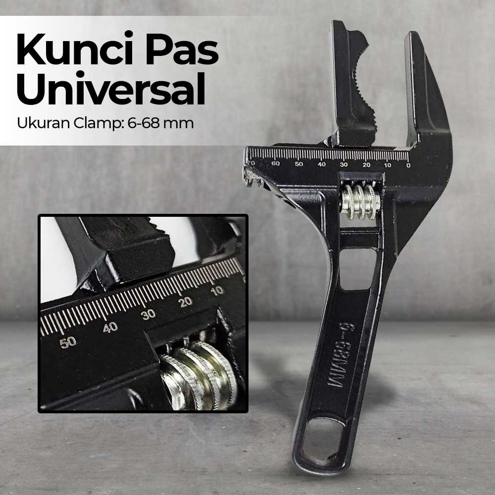 STRUMENT TOOLS KIT / Kunci Pas Universal Adjustable Aluminium 6-68mm || Kunci Inggris Multifungsi Al