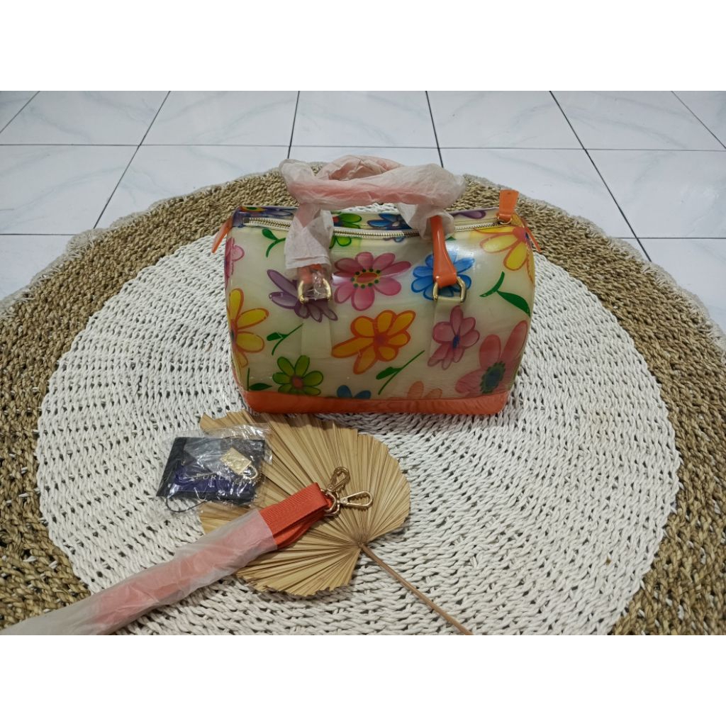 Tas Wanita Jelly Merk Furla Sling Bag Hand Bag