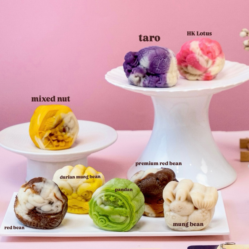 Snow skin Mooncake Medan by Sweetie Batter [Kue Bulan Medan]