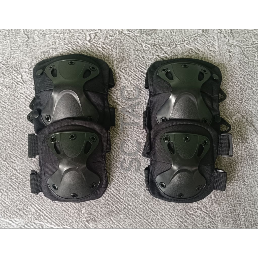 Deker TACTICAL Hitam/Deker Lutut Dan Sikut/Knipet