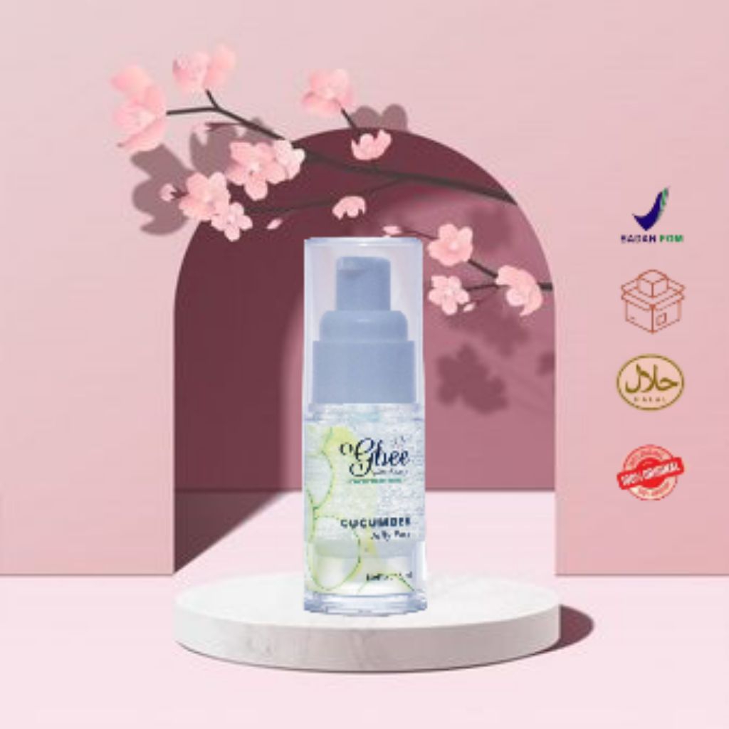 CUCUMBER JELLY FACE GBEE GLOW BEAUTY PELEMBAB WAJAH ALAMI PENYAGAR WAJAH ALAMI JELLY CREAM MASKER OR