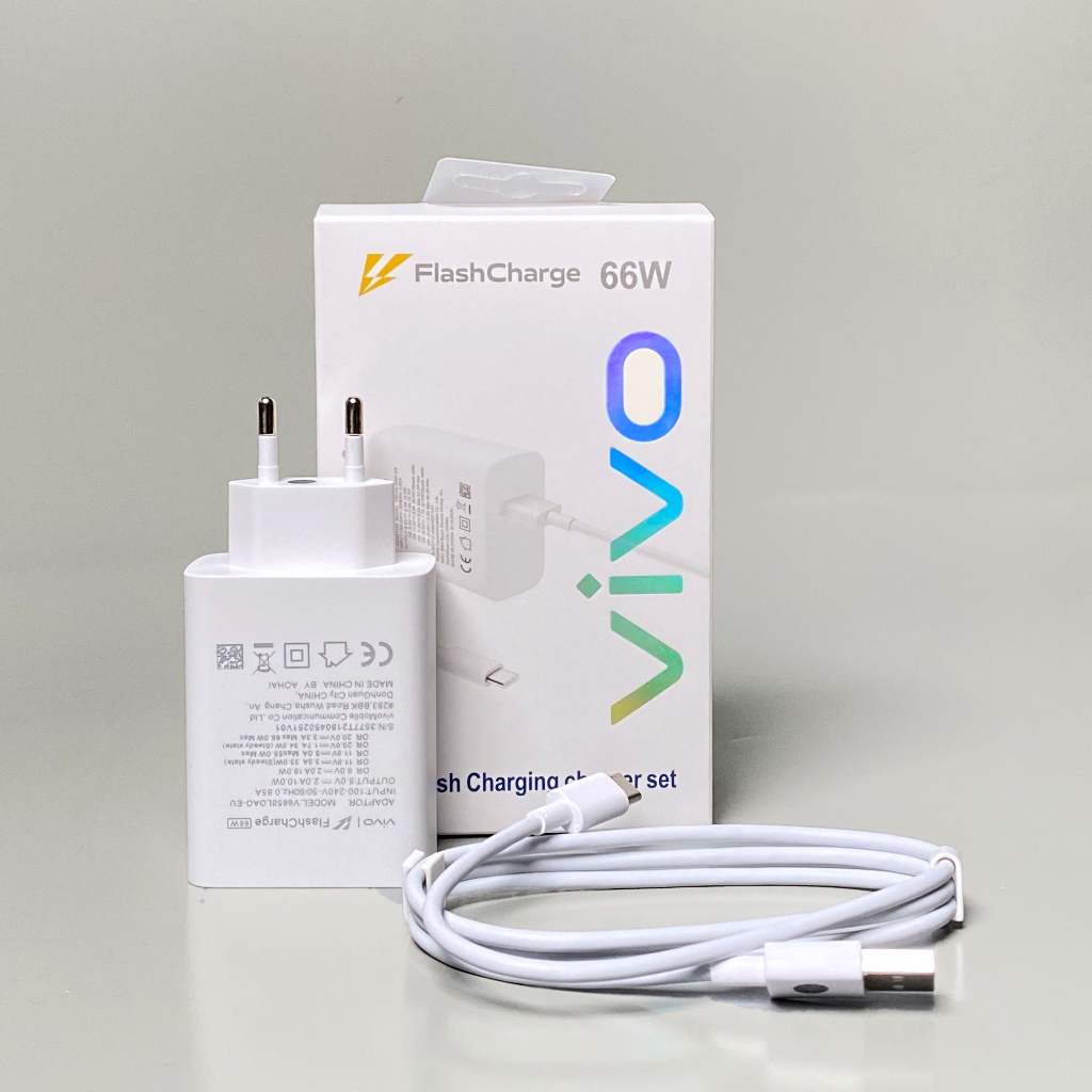 Charger Vivo 66 Watt Original Turbo Charger