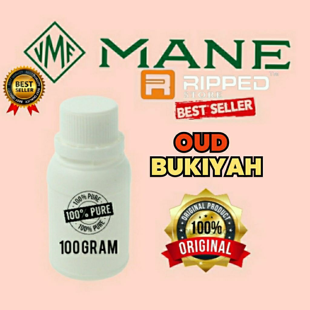 100ml Bibit Parfum Murni Oud Bukiyah By Mane Original