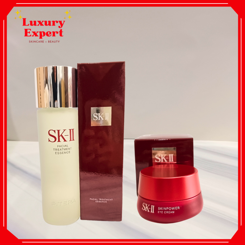 SKII SK-II SK2 FTE 230ml + Skinpower Eye Cream 15gr - PAKET FULL SIZE