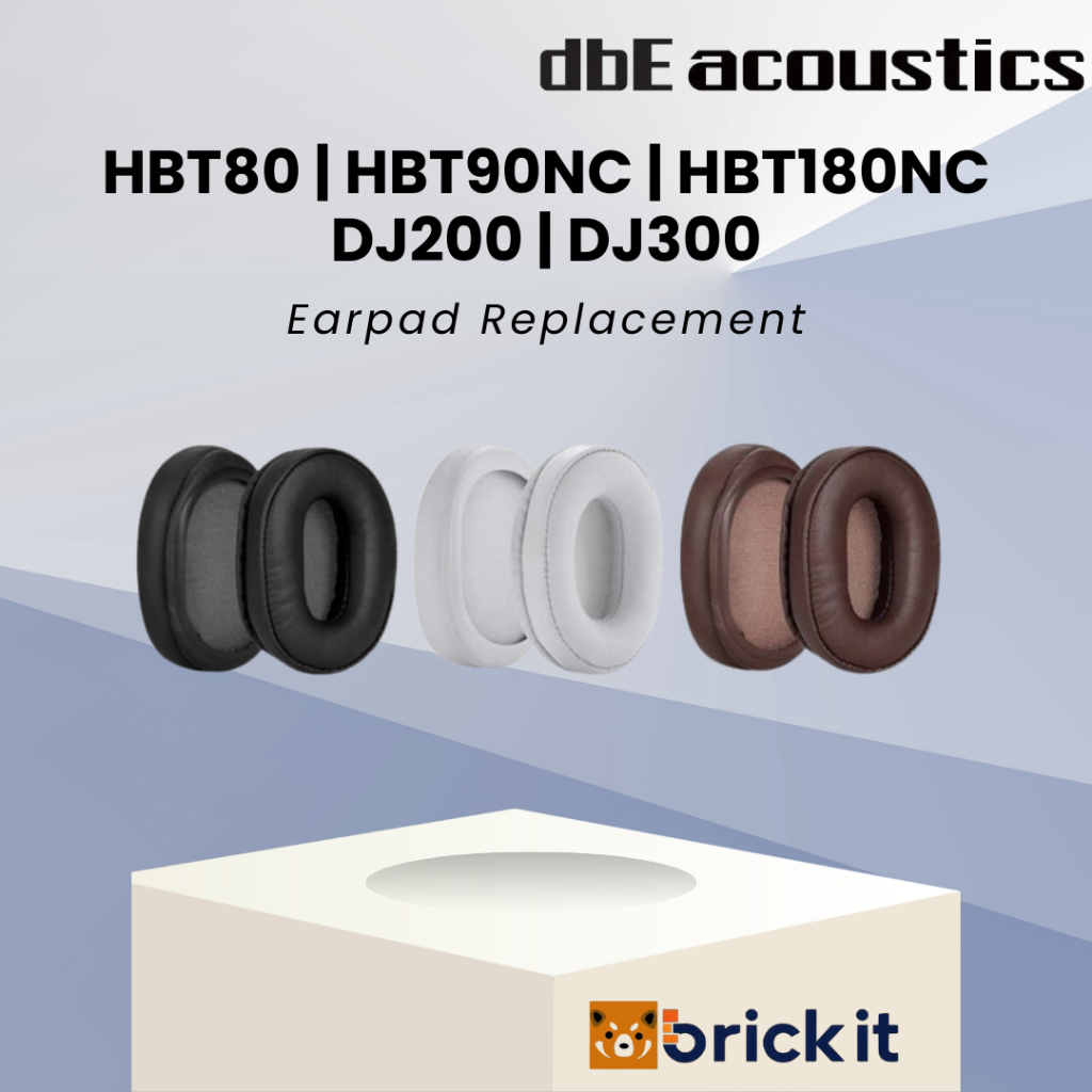 Earpad dbE acoustics HBT80 HBT90NC HBT180NC DJ200 DJ300 HBT 80 90 180 NC DJ 200 300 Earcup Cushion R