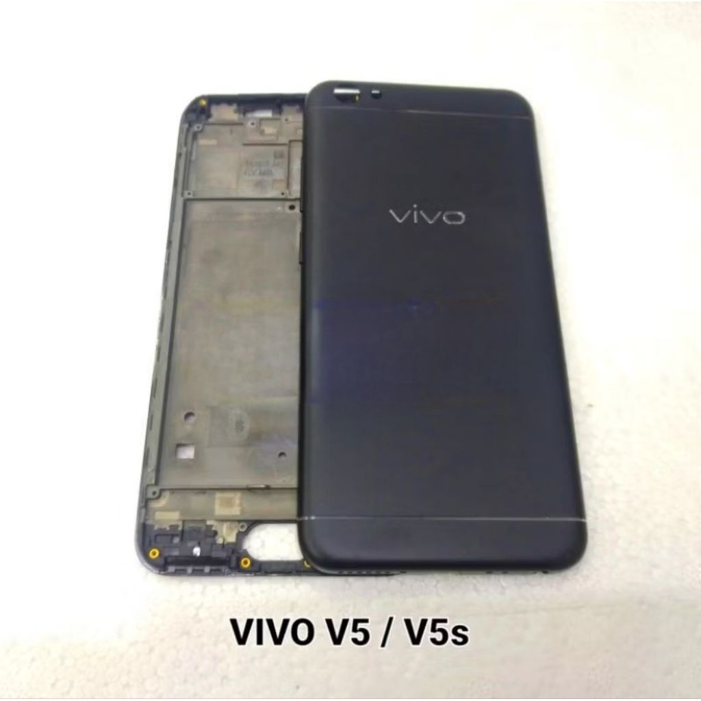 Kesing Housing Casing Full Set VIVO V5s 1713 1612 BackDoor Tutup Belakang + Frame LCD V5s Fullset