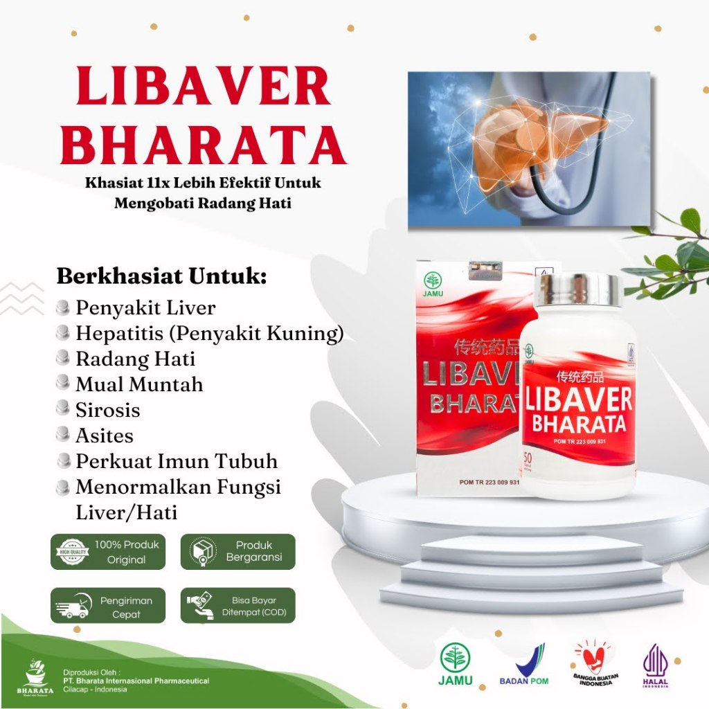 Libaver Bharata Obat Liver - Obat Hepatitis - Liver Bengkak Paling Ampuh