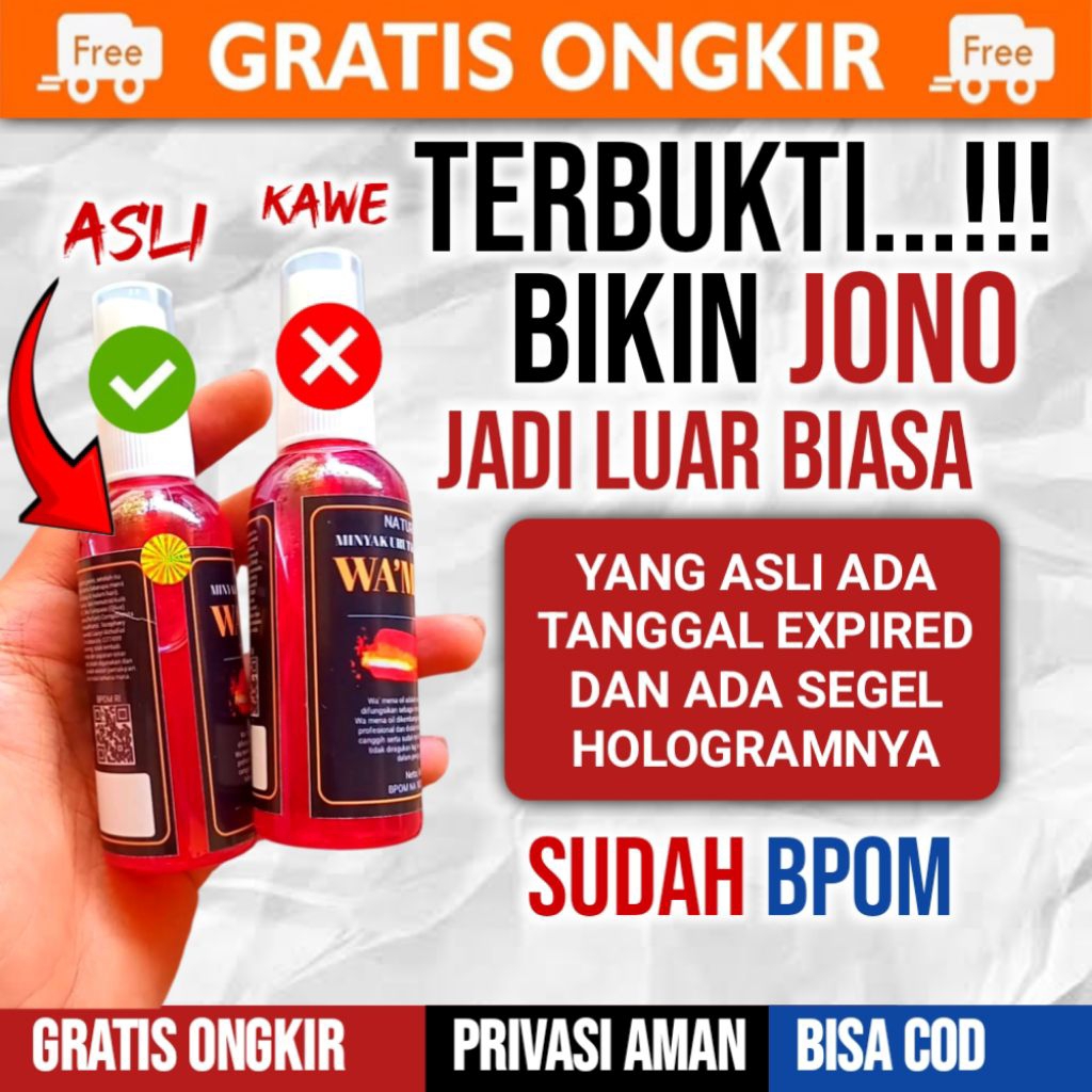 Minyak Herbal Wamena Daun Bungkus Asli Papua 60ml – Original BPOM Hologram Resmi
