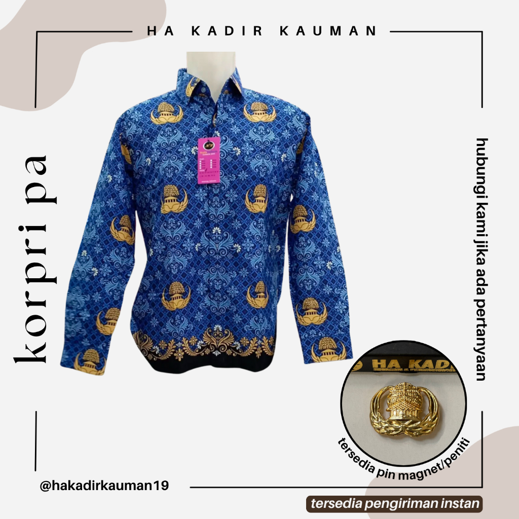 Seragam Baju Korpri Pria ASN