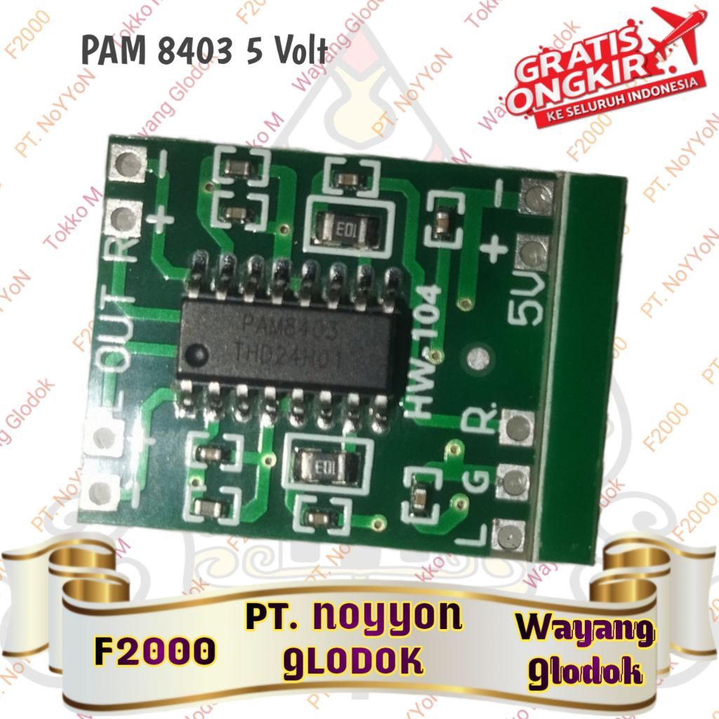Kit Power Amplifier PAM 8403 Mini Ampli 5 volt