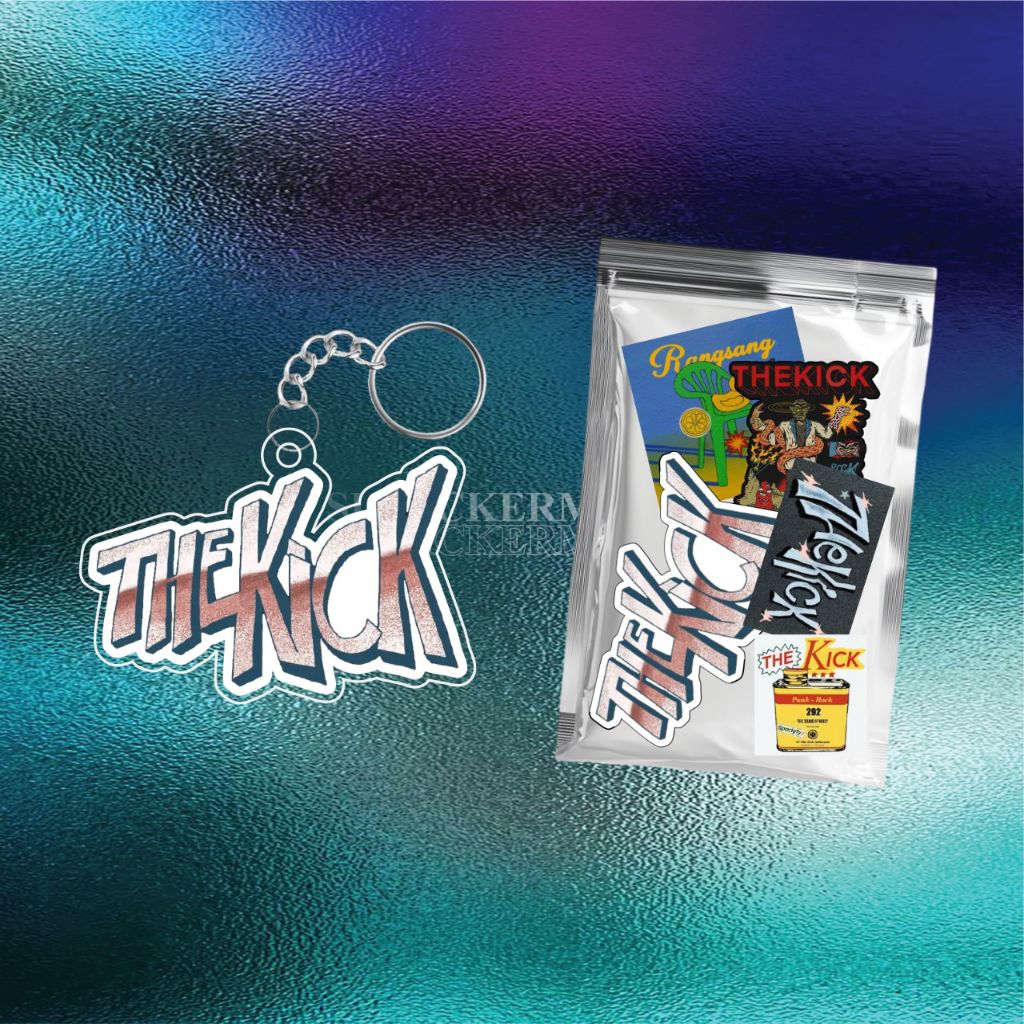 Sticker Pack The Kick + Keychain
