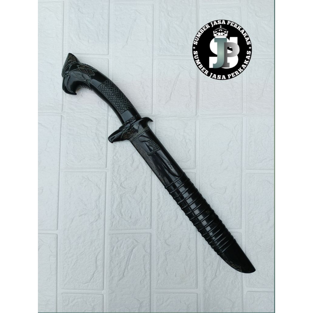 GLK sembelihan BOHLER N695 full tanduk full ukir 30 cm