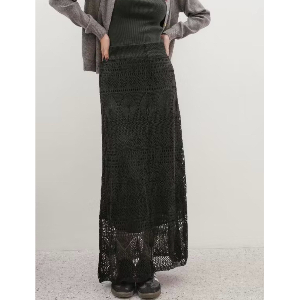 rok knit rajut wanita furing  pl