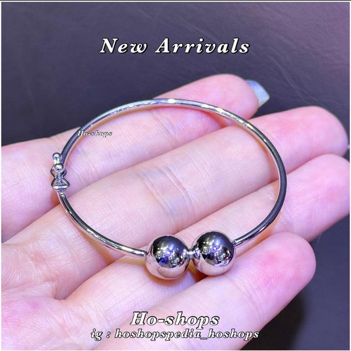 Gelang Bangle Baby / Bayi / Anak Mas Putih 750 Asli Emas.