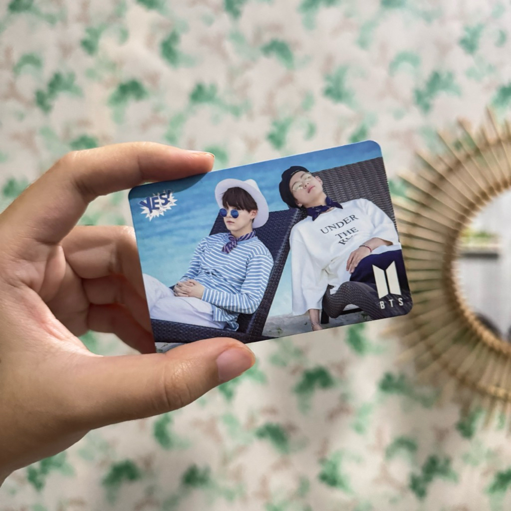 [OFFICIAL] Photocard BTS Yes Card Taehyung Yoongi Taegi Suga V Pc Bangtan #B061