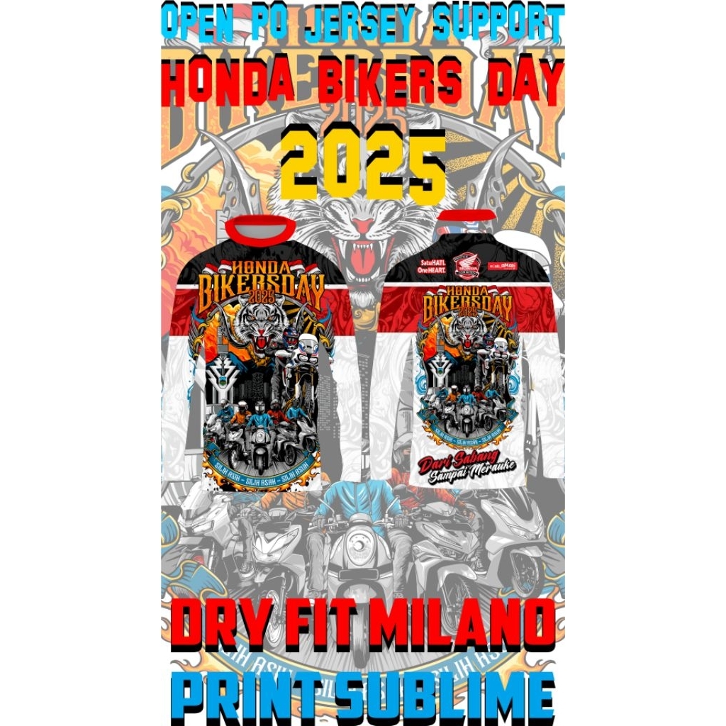 Jersey Panjang Honda Bikers Day 2025