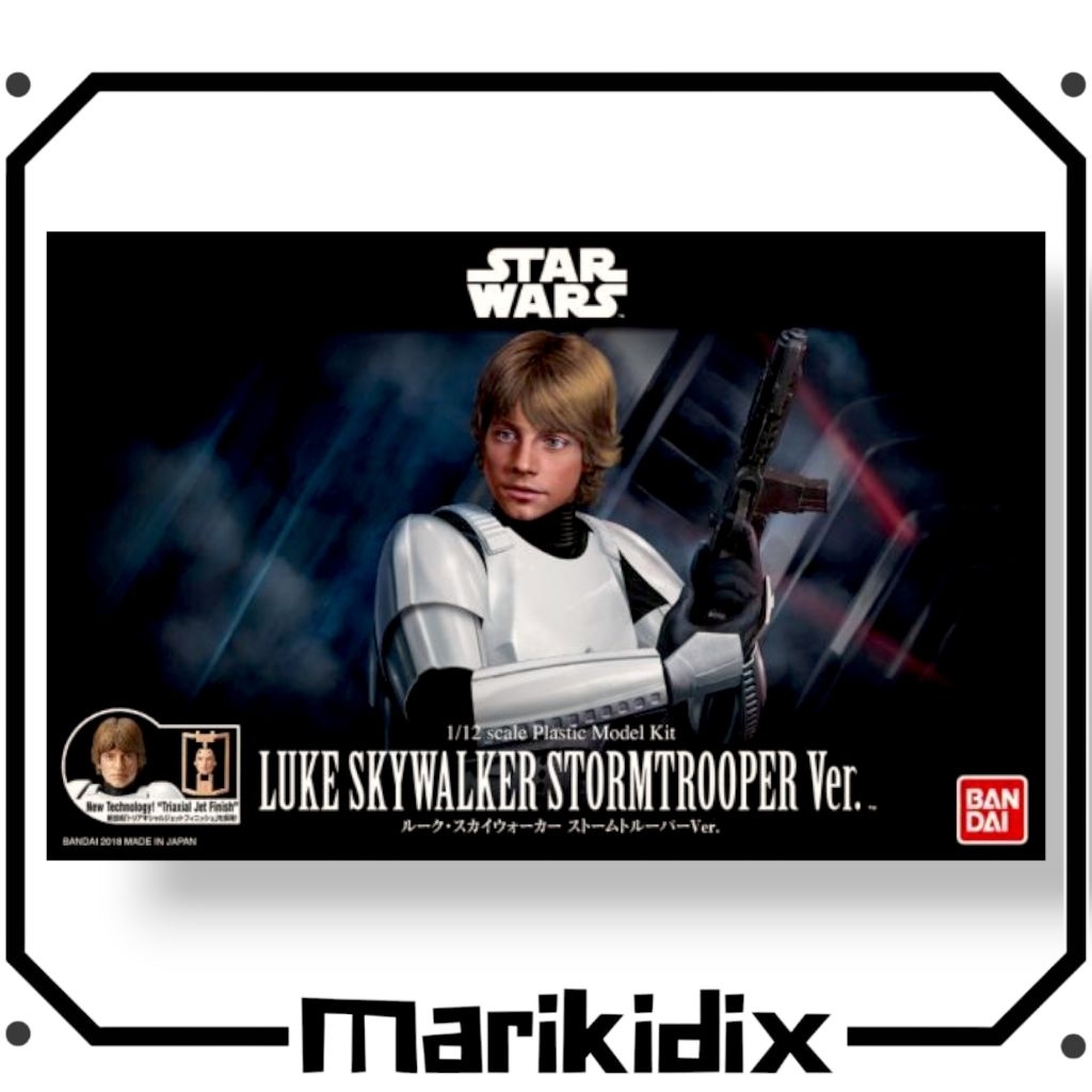 Star Wars Model Kit 1/12 Luke Skywalker Stormtrooper Ver Original Bandai