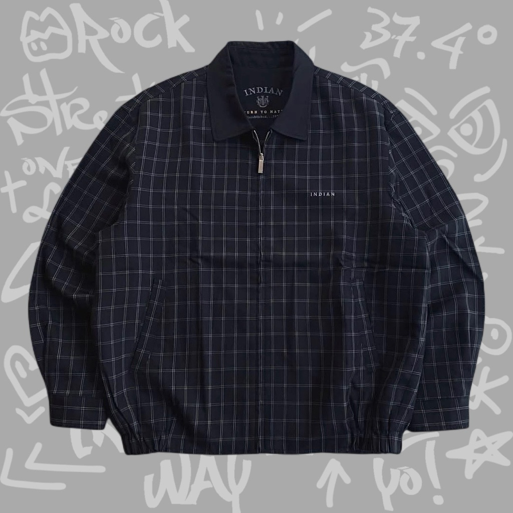 Jaket Casual Indian Tartan