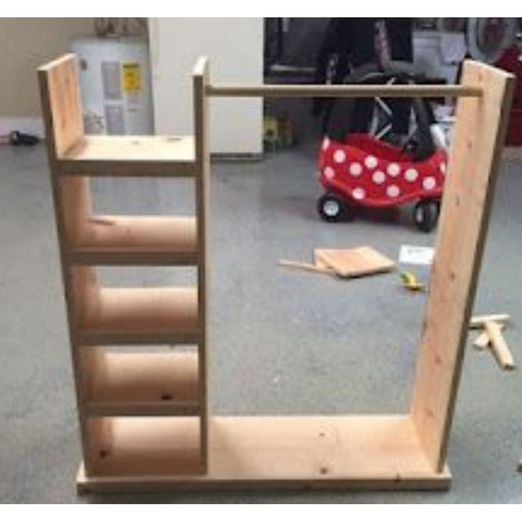 rak baju anjing  / lemari baju anabul/ lemari baju anjing / lemari gantung anak