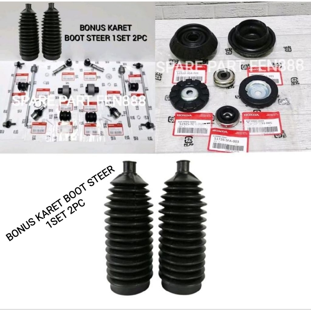 Paketan komplit Kaki Kaki Depan Brio 2014-2021 22Pc Original Japan Tie Rod Rack End Link Stabilizer 