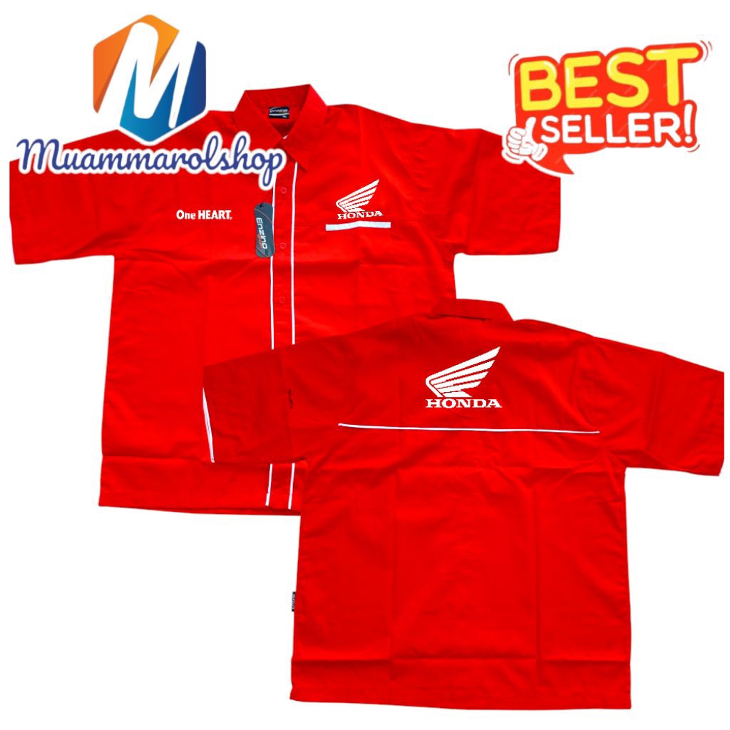 kemeja seragam dealer honda kemeja kerja dealer honda
