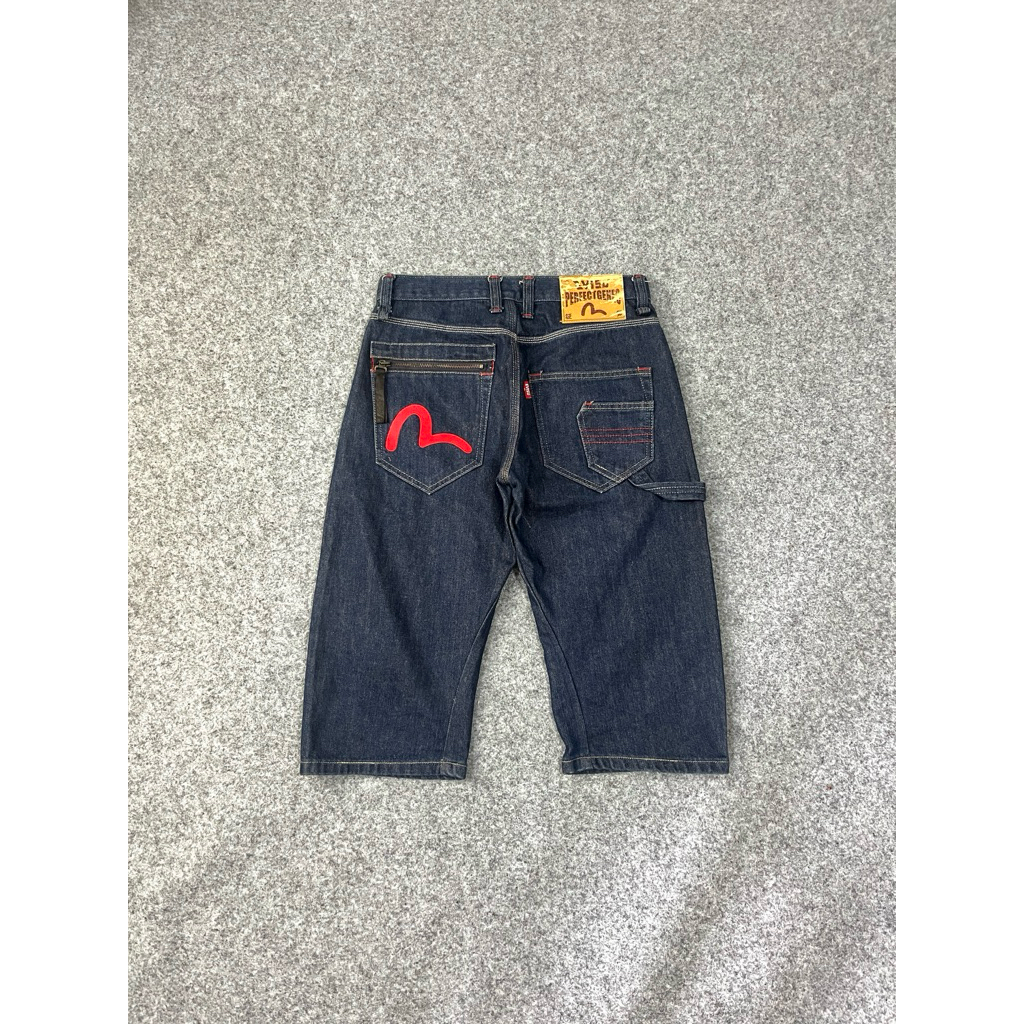 EVISU DENIM CARPENTER SHORT PANTS SECOND