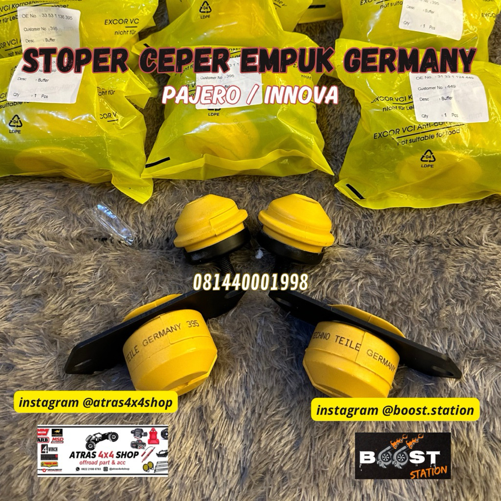 stoper empuk ceper stopper per BMW germnay pajero fortuner innova hilux universal jazz brio avanza s