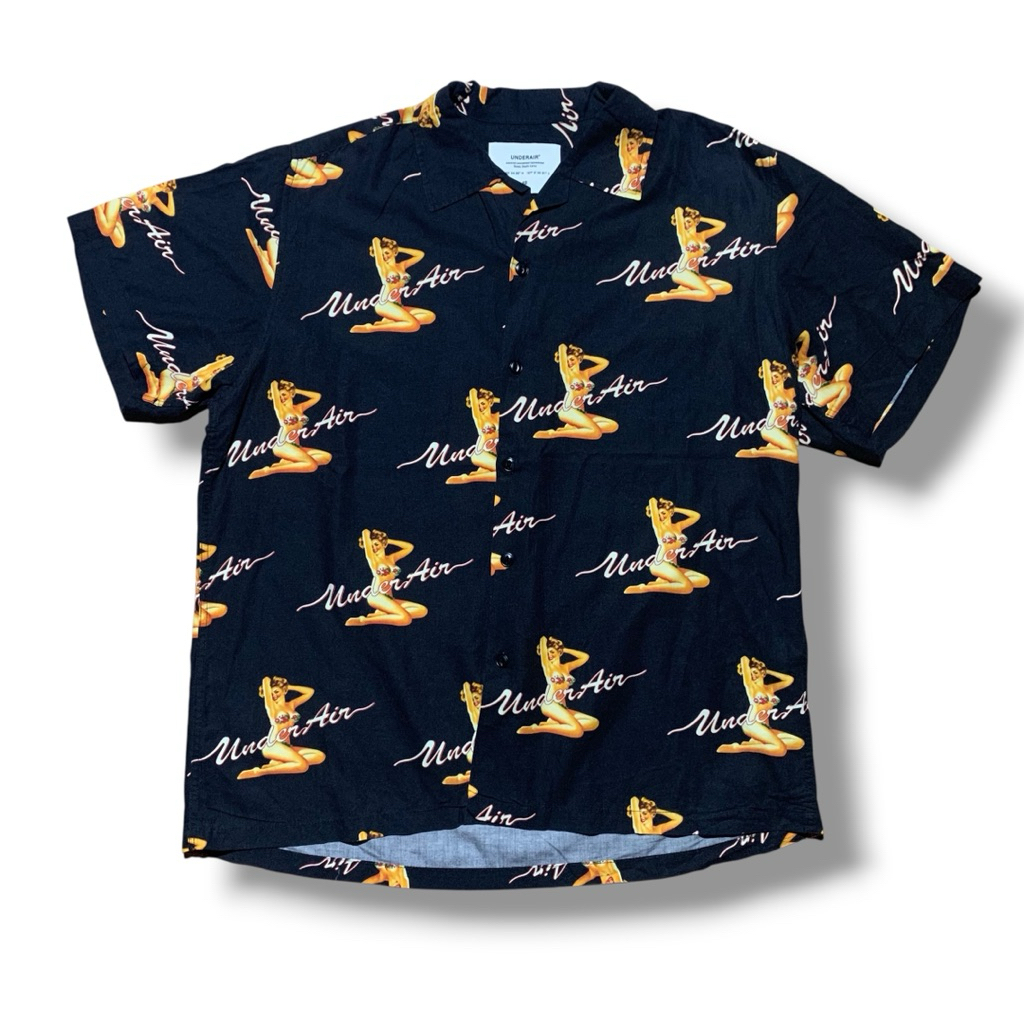 Underair x Marlyn Monroe 17Summer Open Collar Button Shirt