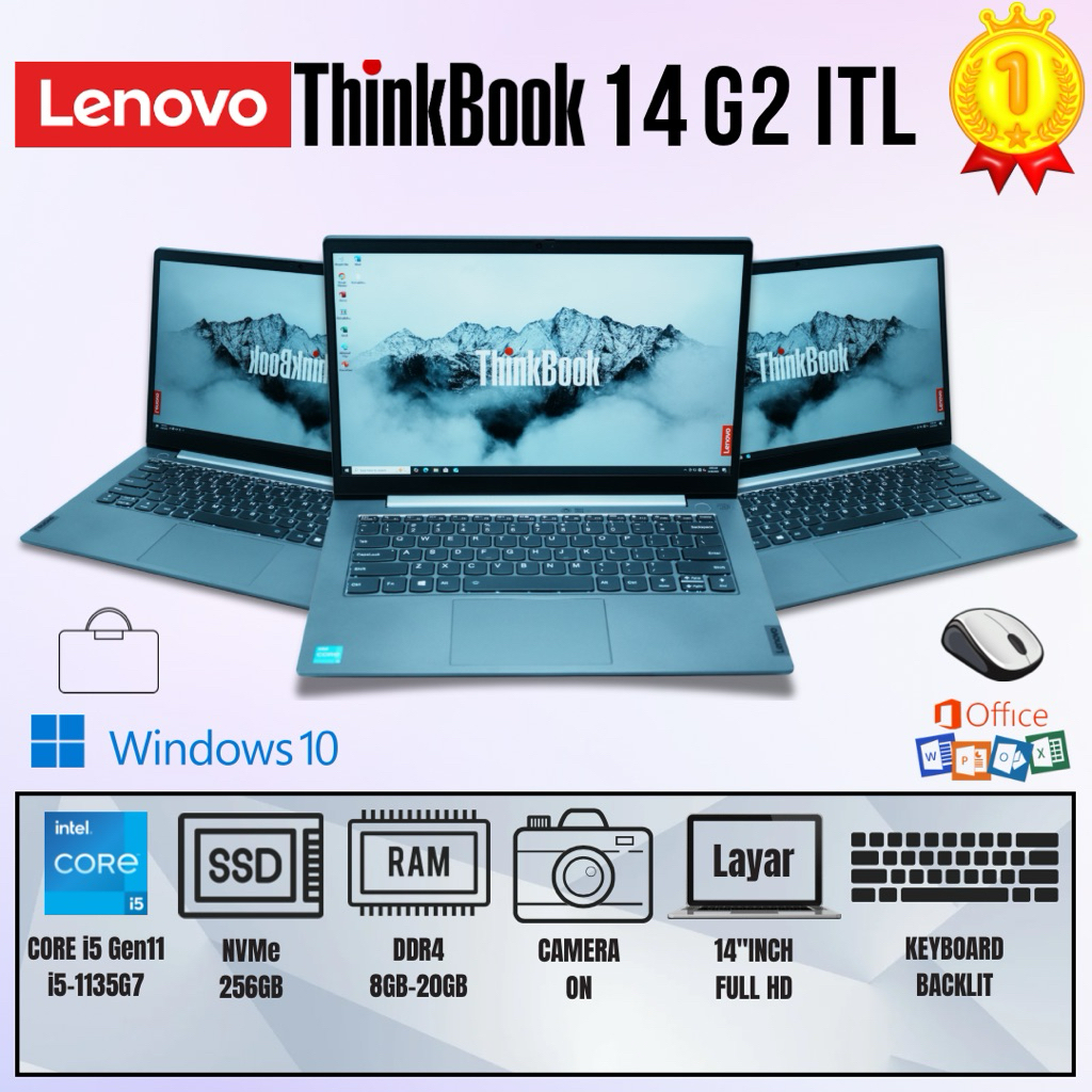 Lenovo ThinkBook 14 G2 ITL / ThinkBook 14-IIL 20SL Intel Core i7 / i5 / i3 | RAM 8-20GB SSD 256GB