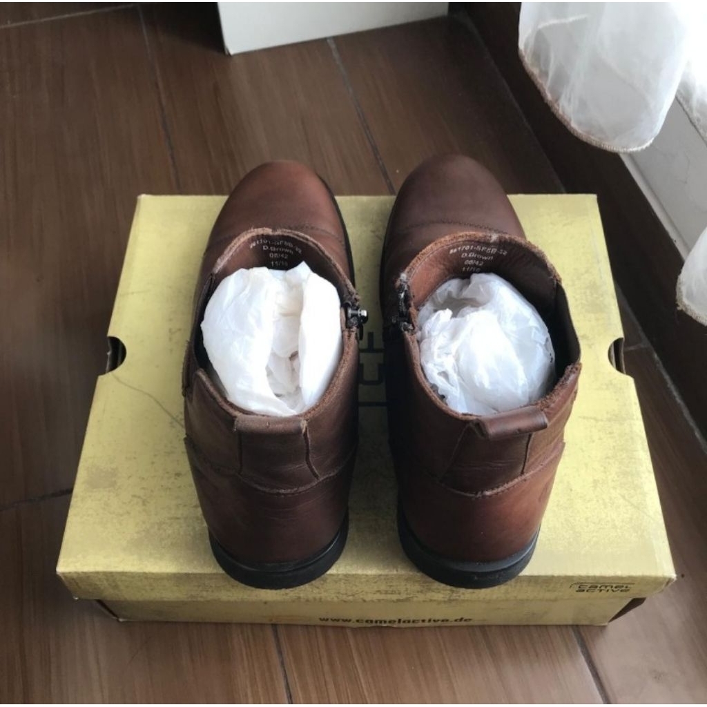 Sepatu Kulit Boot Pendek