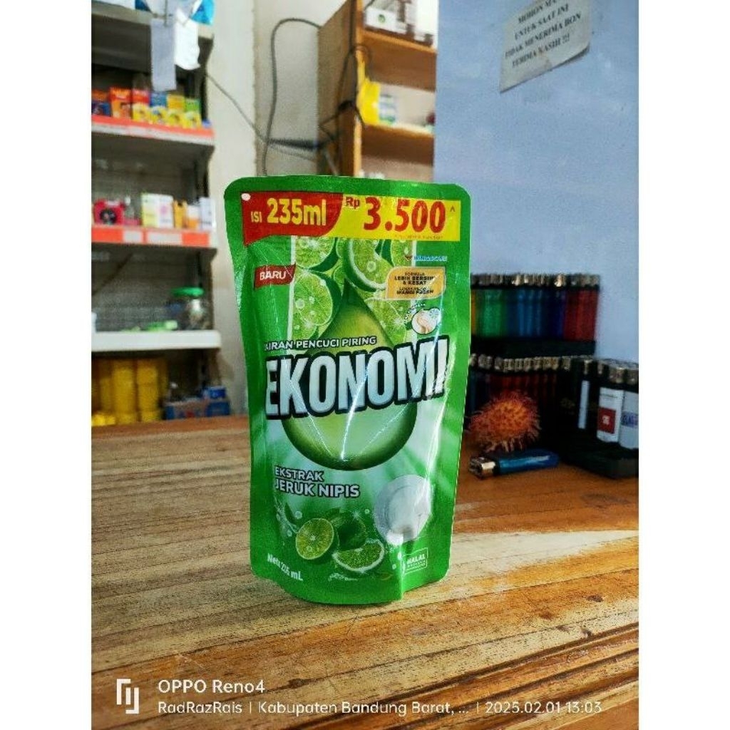 3500 - Ekonomi cair 235ml Kemasan 3500 Liquid sabun Cuci Piring