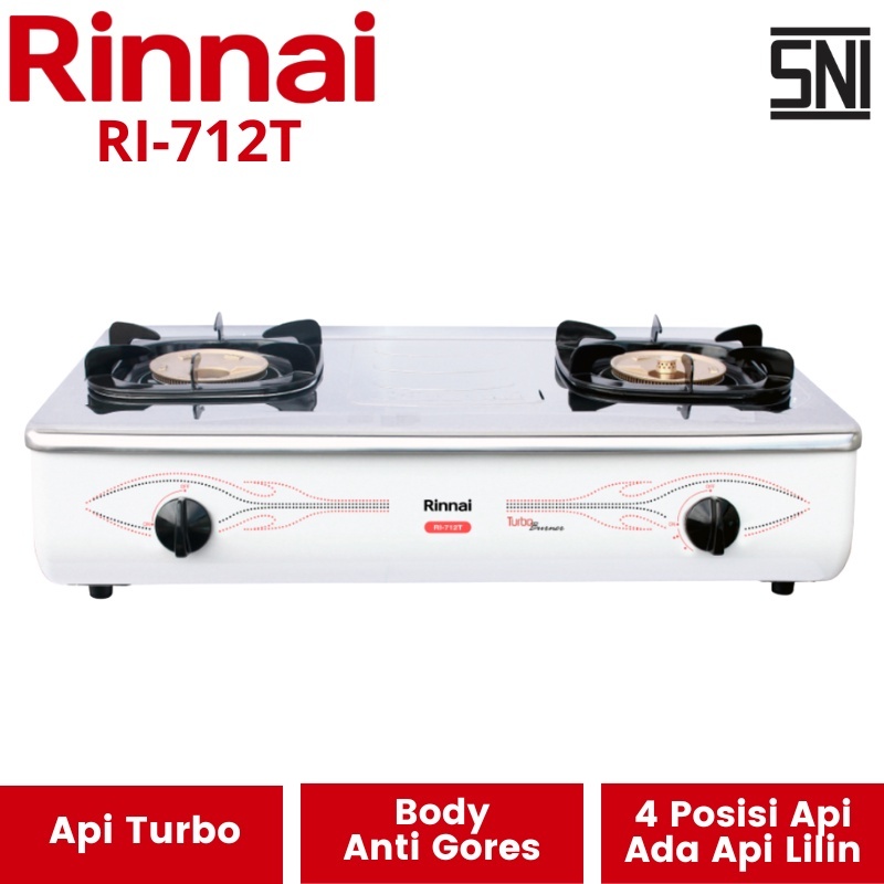KOMPOR RINNAI RI 712T 2 TUNGKU RI 712 T