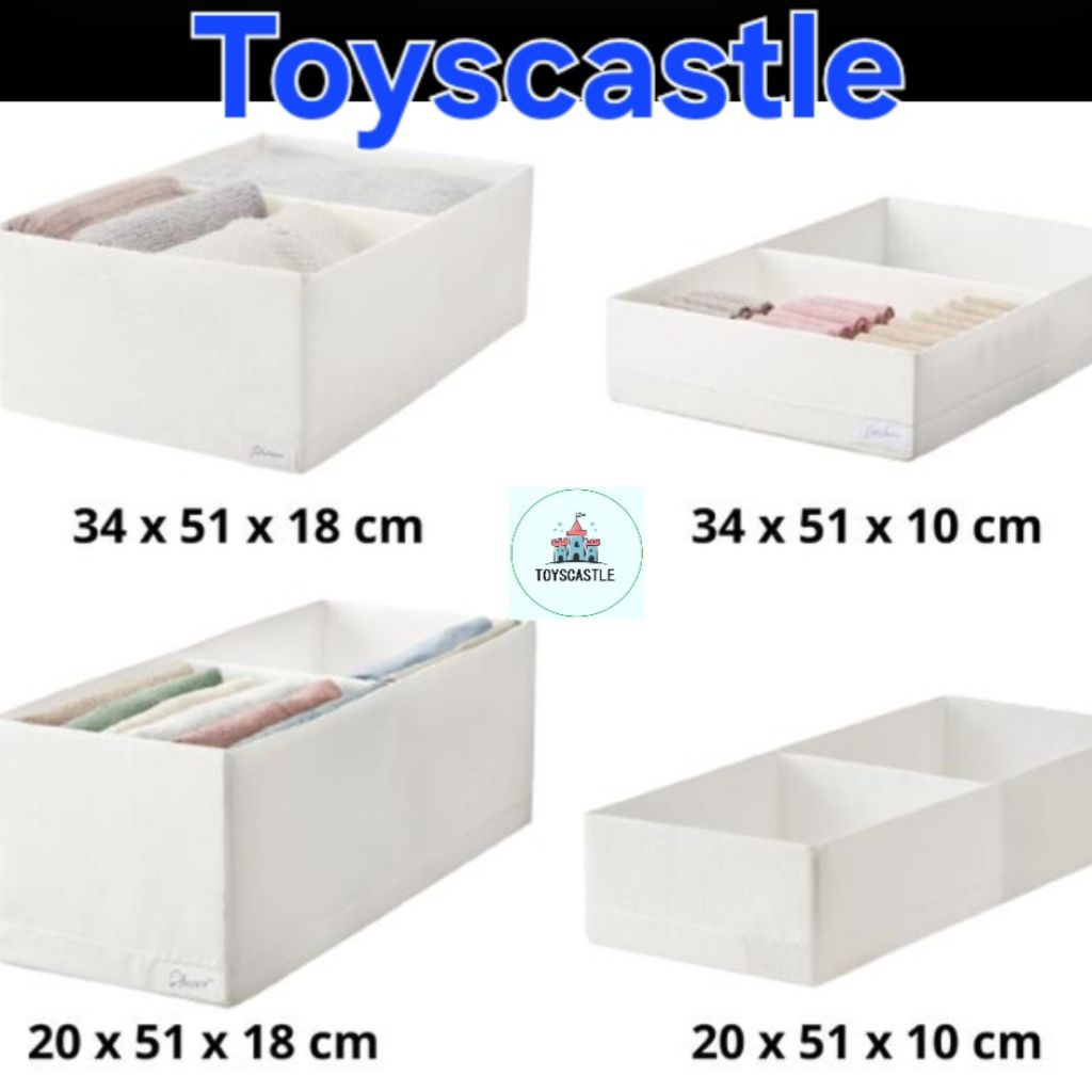 Organizer lemari baju Storage box drawer lemari pakaian dalam baju bayi sekat box lemari kain