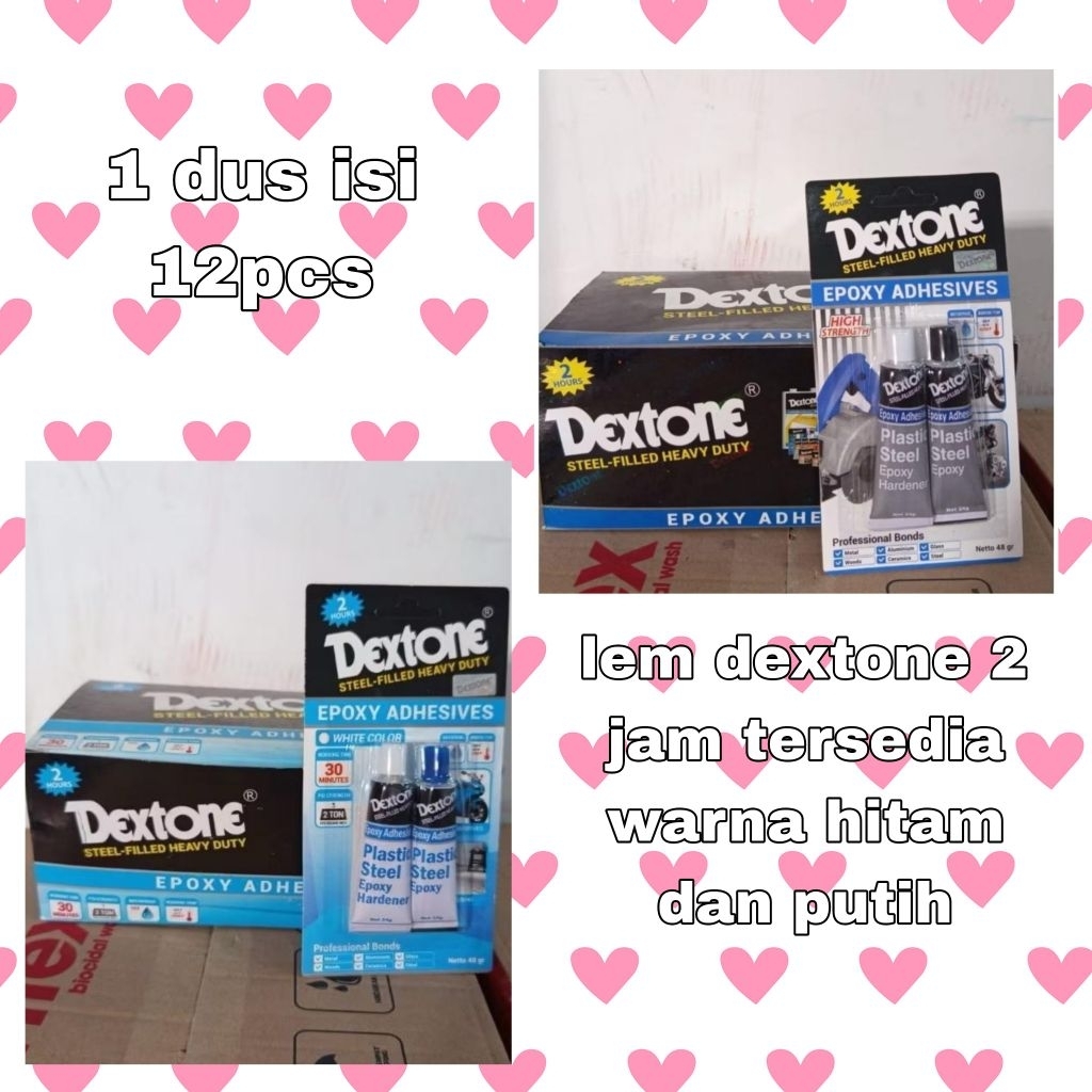 lem dextone 2 jam HARGA 1DUS, lem besi dextone 2 jam, dextone epoxy steel 2 hours, lem epoxy dextone